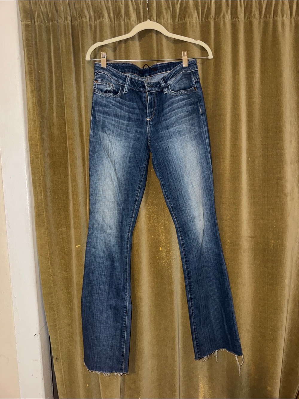 Joe's Jeans Women's Blue Flare Jeans with Faded Wash